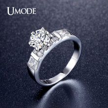 White Gold Color Wedding Engagement Rings For Women
