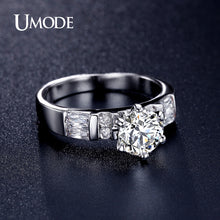 White Gold Color Wedding Engagement Rings For Women