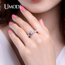 White Gold Color Wedding Engagement Rings For Women