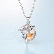 Beautiful Dolphin Rhinestone Crystal Pendants For Women