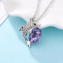 Beautiful Dolphin Rhinestone Crystal Pendants For Women