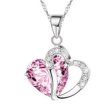 Heart Pendant Necklace Crystal jewelry For Girls