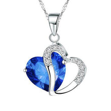 Heart Pendant Necklace Crystal jewelry For Girls