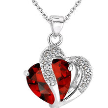 Heart Pendant Necklace Crystal jewelry For Girls