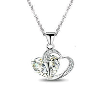 Heart Pendant Necklace Crystal jewelry For Girls