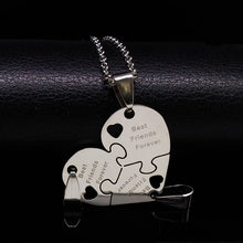 Friendship Pendant Necklaces Silver Color Choker Neckless For Women