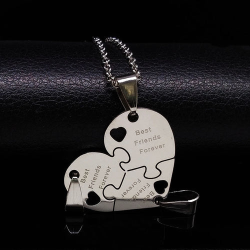 Friendship Pendant Necklaces Silver Color Choker Neckless For Women