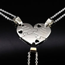 Friendship Pendant Necklaces Silver Color Choker Neckless For Women