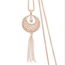 Bird Nest Necklace Female Long Paragraph Sweater Crystal Chain Tassel